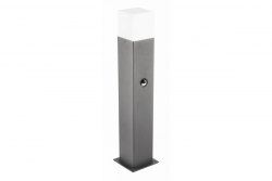 Dekoracyjny lampion ogrodowy LARGO-P PIR 50 E27 MAX.15W IP44 AC220-240V 50-60Hz słupek grafitowy. 1208963920