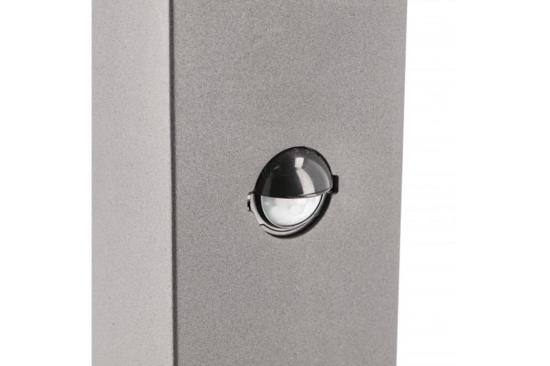 Dekoracyjny lampion ogrodowy LARGO-P PIR 50 E27 MAX.15W IP44 AC220-240V 50-60Hz słupek grafitowy. 1208963920