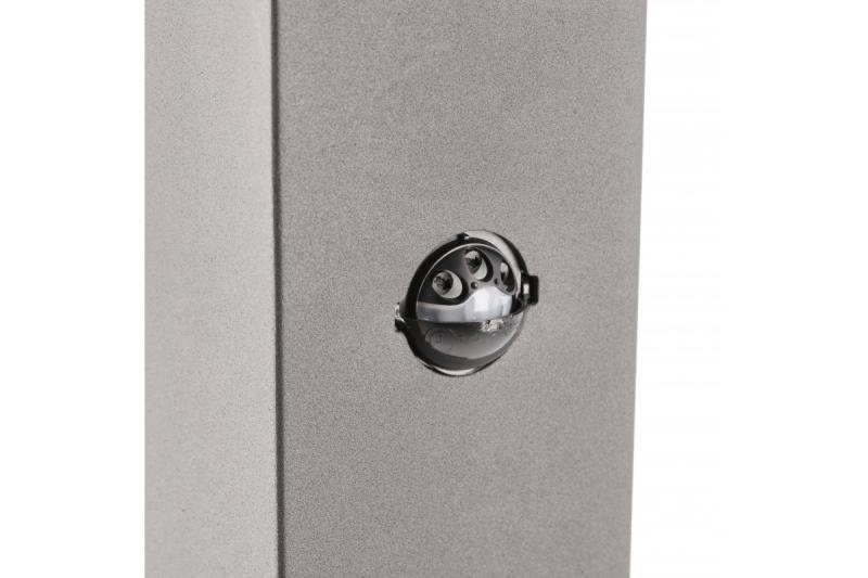 Dekoracyjny lampion ogrodowy LARGO-P PIR 50 E27 MAX.15W IP44 AC220-240V 50-60Hz słupek grafitowy. 1208963920