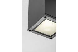 Dekoracyjna oprawa sufitowa LENTO aluminiowa 100x130 IP54 max 35W kwadratowa grafit. 1208963923