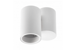 Plafoniera Decor LUPO aluminium 11.6x5.6x11.5 IP20 1*GU10 max. 50W okrągła biała. 1208963927