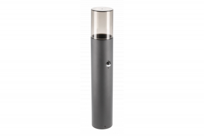 Oświetlenie ogrodowe MEDIO-P 50 PIR E27 MAX.15W IP54 AC220-240V 50-60Hz słupek grafitowy. 1208963940