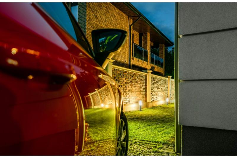 Dekoracyjne Oświetlenie Ogrodowe MILAN-P 45 E27 MAX.40W IP44 AC220-240V 50-60Hz słupek inox. 1208963944