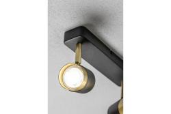 Oświetlenie sufitowe Decor ORIO aluminium 24,0x5,5x14,0 IP20 2*GU10 max. 50W okrągłe czarne. 1208963965