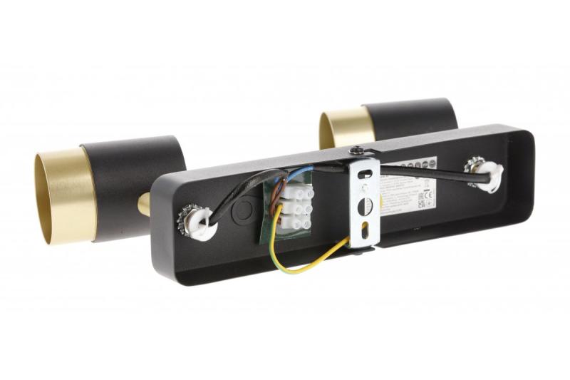 Oświetlenie sufitowe Decor ORIO aluminium 24,0x5,5x14,0 IP20 2*GU10 max. 50W okrągłe czarne. 1208963965