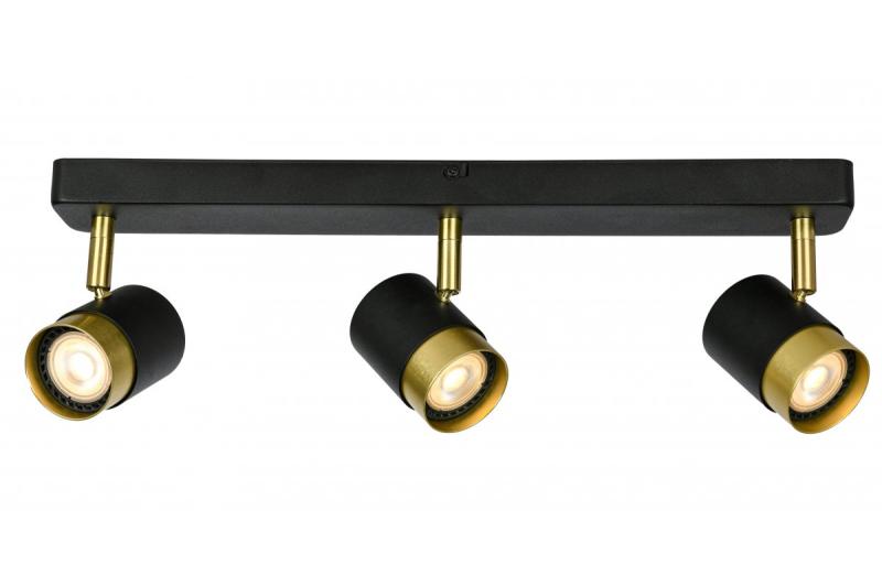 Dekoracyjna oprawa sufitowa ORIO aluminiowa 43,0x5,5x14,0 IP20 3*GU10 maks. 50W okrągła czarna. 1208963967