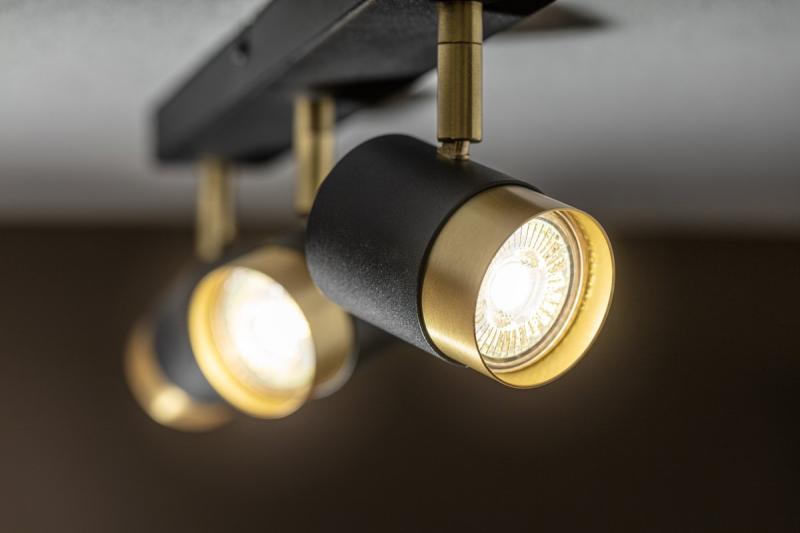 Dekoracyjna oprawa sufitowa ORIO aluminiowa 43,0x5,5x14,0 IP20 3*GU10 maks. 50W okrągła czarna. 1208963967