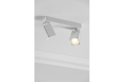 Plafondlamp Decor RENO aluminium IP20 max. 20W*2 podwójny kwadrat biały. 1208963981