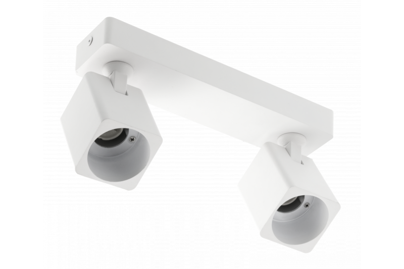 Plafondlamp Decor RENO aluminium IP20 max. 20W*2 podwójny kwadrat biały. 1208963981