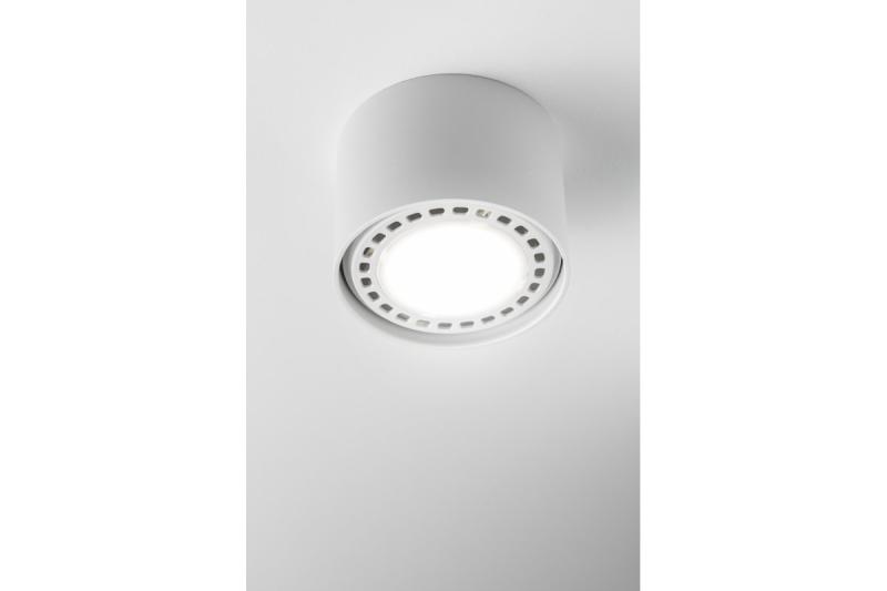 Sufitowa oprawa oświetleniowa Decor SAKURA alum. 120x85 IP20 ES111 GU10 okrągła biała. 1208963990