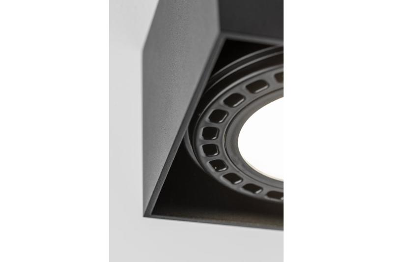 Dekoracyjna oprawa sufitowa SAKURA alum. 120x120x85 IP20 ES111 GU10 kwadratowa czarna 1208963991