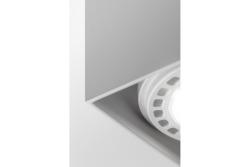 Plafoniera Dekoracyjna SAKURA alum. 120x120x85 IP20 ES111 GU10 kwadratowa biała 1208963992
