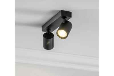 Oprawa sufitowa Decor SANTO aluminium IP20 max. 20W*2 podwójna okrągła czarna. 1208963997