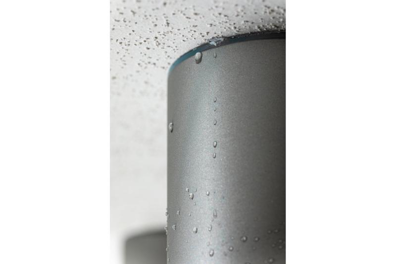 Dekoracyjna lampa sufitowa SENSA AQUA aluminiowa 85x115 IP54 max 50W okrągła szara. 1208964008