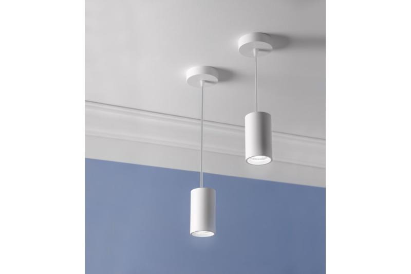 Lampa dekoracyjna powierzchniowa SENSA MINI aluminium 64X115 IP20 max 50W okrągła biała obudowa. 1208964012