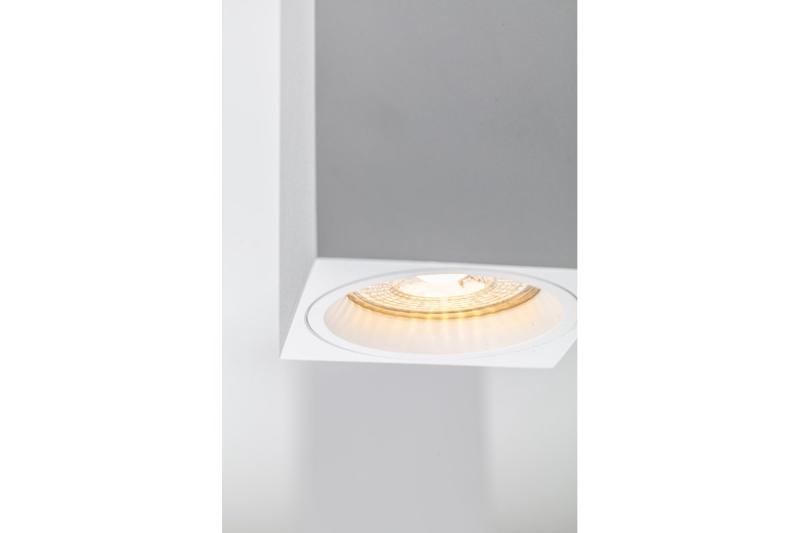 Decor Lamp powierzchniowy SENSA MINI aluminium 70x70x115 IP20 maks. 50W kwadratowa biała obudowa. 1208964014
