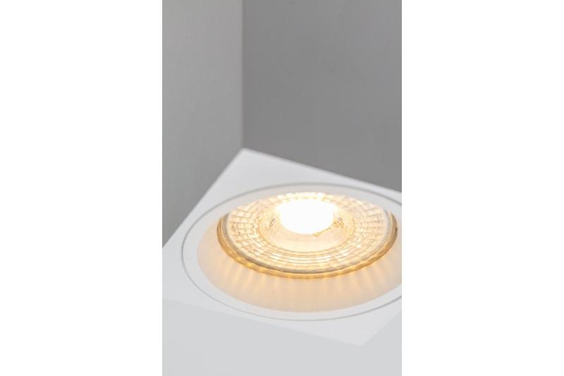 Decor Lamp powierzchniowy SENSA MINI aluminium 70x70x115 IP20 maks. 50W kwadratowa biała obudowa. 1208964014