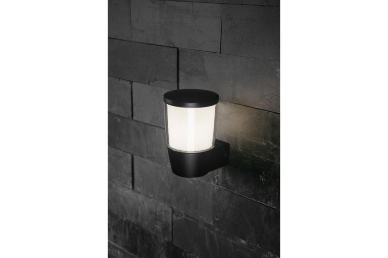 Dekoracyjne oświetlenie ogrodowe TORA-AU E27 MAX.15W IP54 AC220-240V 50-60Hz lampa ścienna czarna 1208964023