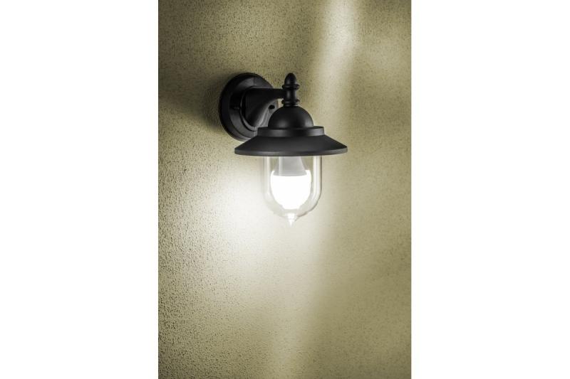 Toskańskie oświetlenie ogrodowe TOSKANA-AD E27 MAX.60W IP54 AC220-240V 50-60Hz matowa czerń 1208964026