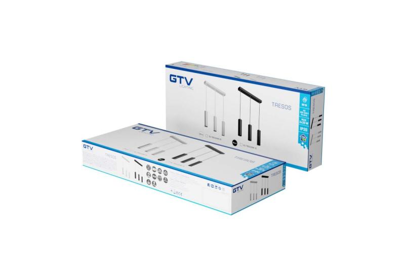 Decor TRESOS lampa wisząca 3xGU10 aluminium IP20 max. 3x20W 1208964028