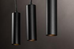 Dekoracyjna lampa wisząca TRESOS II 3xGU10 aluminium IP20 max. 3x20W czarna. 1208964030