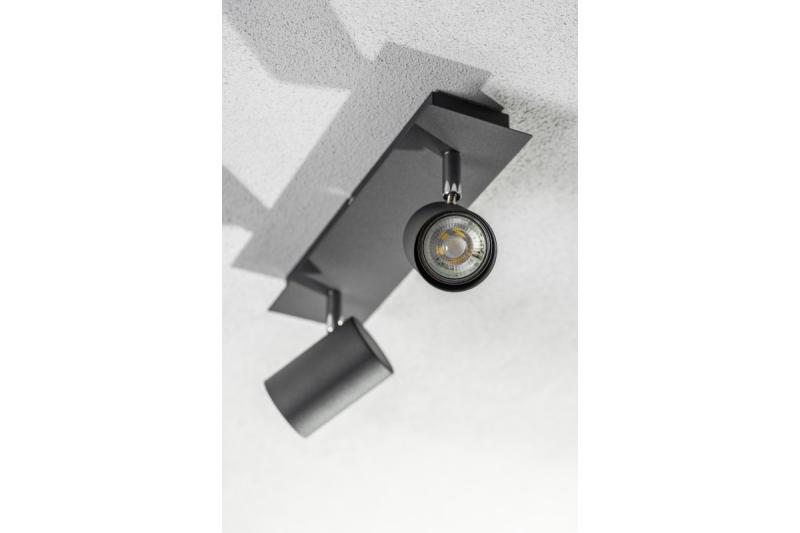 Plafondarmatuur Decor VENETO IP20 max. 20W 2 x GU10 okrągły czarny. 1208964038