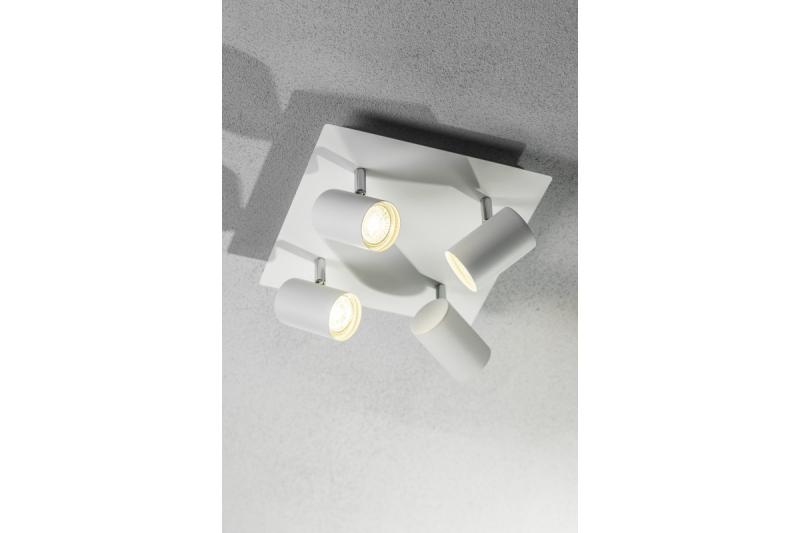 Oświetlenie sufitowe Decor VENETO IP20 max. 20W 4 x GU10 okrągłe/kwadratowe białe. 1208964045