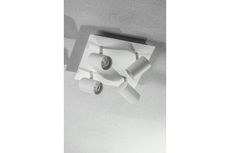 Oświetlenie sufitowe Decor VENETO IP20 max. 20W 4 x GU10 okrągłe/kwadratowe białe. 1208964045