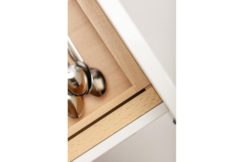 Decor Cutle Pojemniki na sztućce Regulowany organizer na sztućce Kolor Bukowy 1208966290