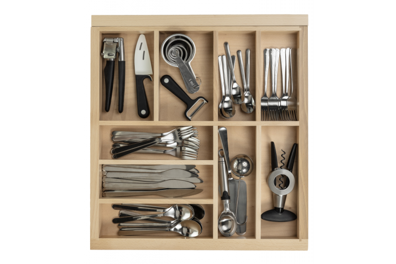 Dekor Cutle Tacka na Sztućce Kuchnia Regulowany Organizator na Sztućce 1208966292