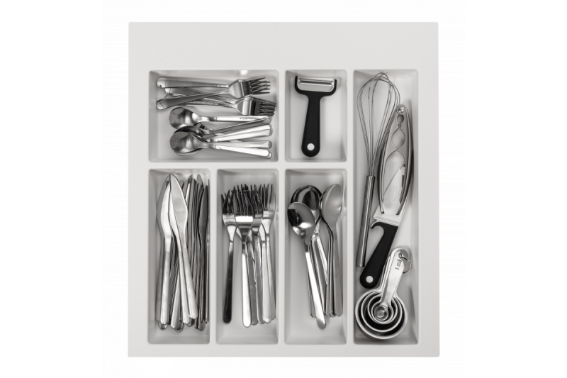 Dekor Cutle Wkład do Szuflady Kuchennej 500 Biały 1208966375