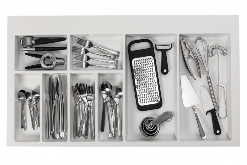 Decor Cutle Wkład na Sztućce do Szuflady Kuchennej 900 Biały 1208966381