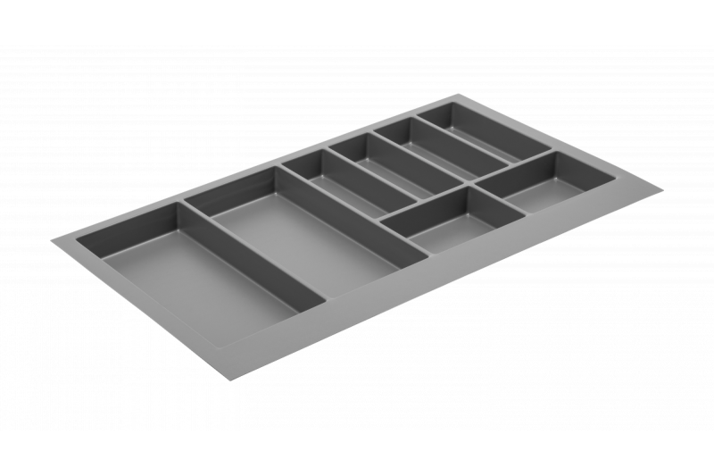 Dekor Cutle Wkład na sztućce do szuflady kuchennej 900 Antracyt 1208966382