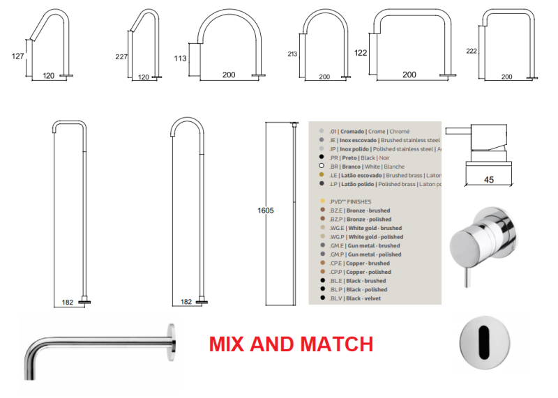 Waterevolution Flow ingebouwde wastafel met infraroodsensor op batterijen, geborsteld gun metal T118EBGME