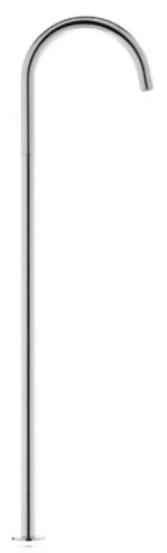 Waterevolution Flow wolnostojąca bateria umywalkowa, wylewka PVD szczotkowane jasne złoto T1677WGE.