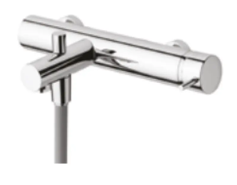 Waterevolution Flow bateria wannowa z zestawem prysznicowym PVD szczotkowane lekkie złoto T130WGE