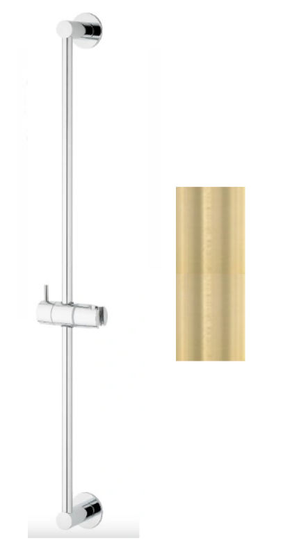 Waterevolution Flow ślizgacz 800mm PVD Light Gold T1660WGE