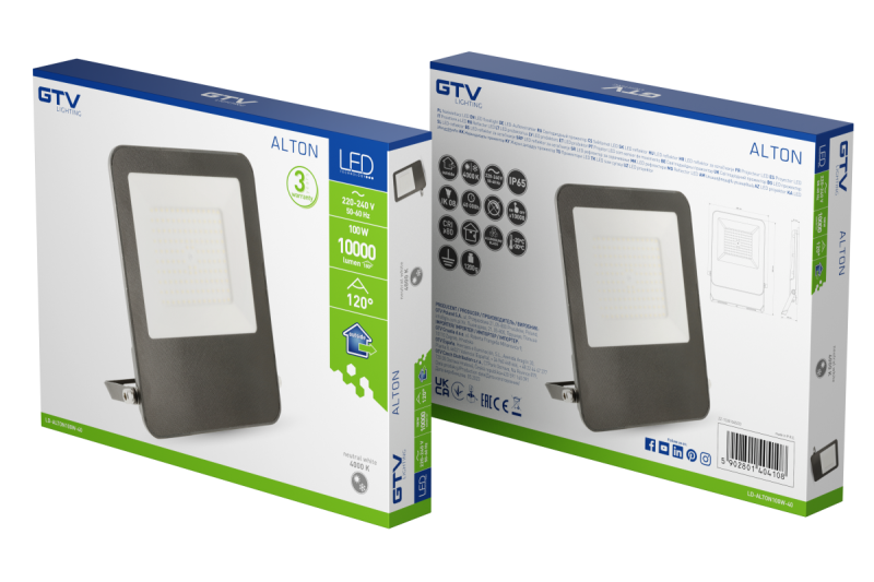 Reflektor ALTON, LED, 100W, 10000lm, 4000K, AC220-240V, IP65 1208966955