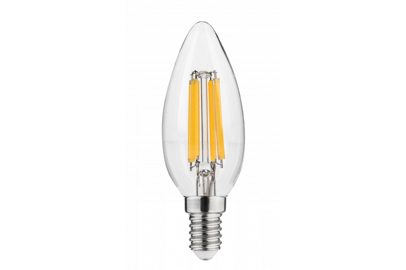 ŹRÓDŁO ŚWIATŁA LED, FILAMENT, A-G, C35, 2700K, E14, 5,8W, AC220-240V, 360°, 640lm, 50mA 1208966964