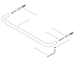Waterevolution flow uchwyt na ręczniki 60 cm miedziany A112CPE