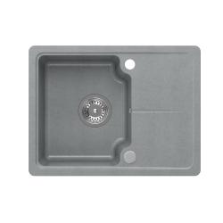 Quadri Kendal szary granitowy zlew 58x44 cm z ociekaczem 1208967404