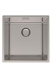 Pure.Sink Prestige RVS zlew 40x40 cm 10mm promień montaż podwieszany, wpuszczany i nakładany PPG4040-02.