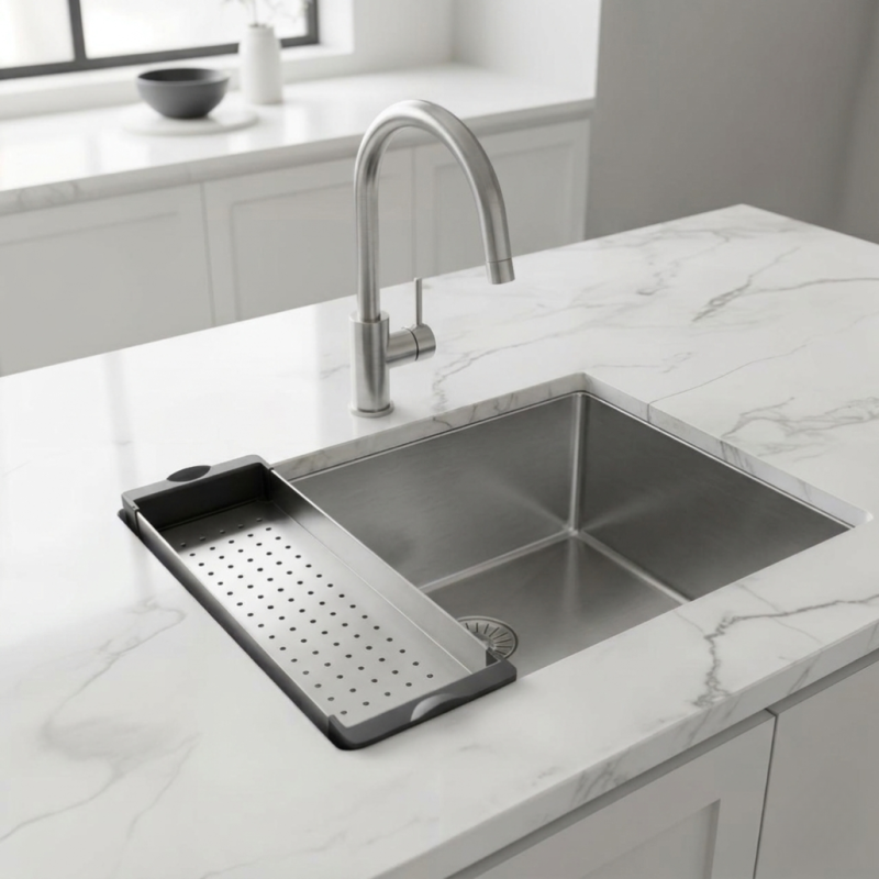Pure.Sink Prestige wkładka do zlewozmywaka ze stali nierdzewnej RVS PPGCL40-02