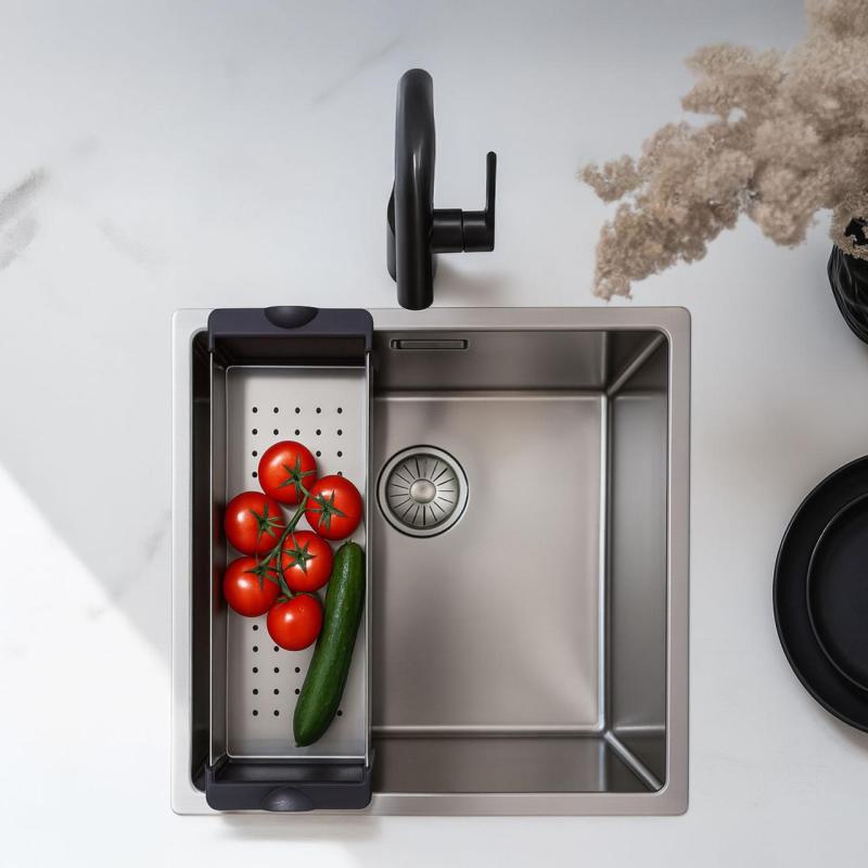 Pure.Sink Prestige wkładka do zlewozmywaka ze stali nierdzewnej RVS PPGCL40-02