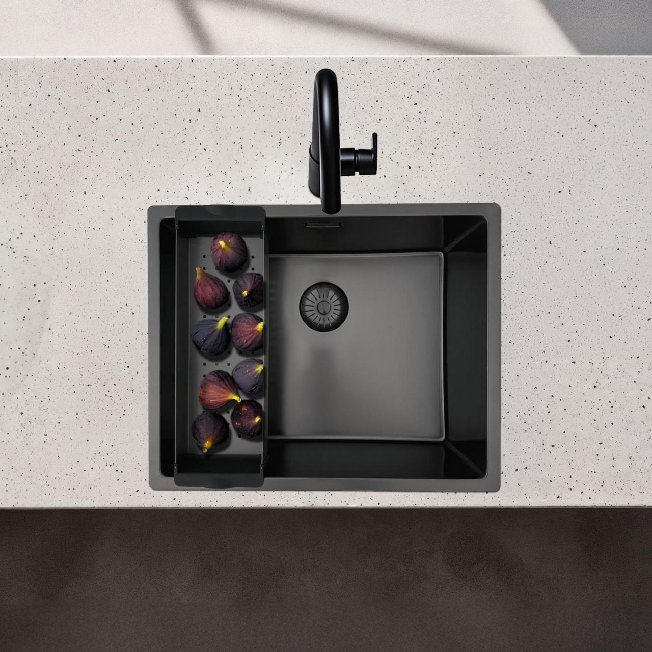 Pure.Sink Prestige wkład do zlewozmywaka Gun Metal PPGCL40-61