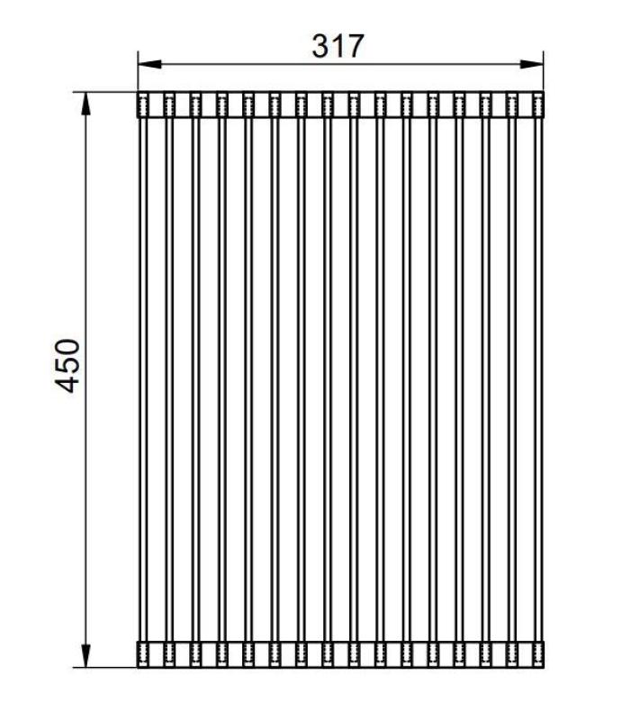 Pure.Sink Prestige mata ociekowa do zlewu Złota PPGRM40-60
