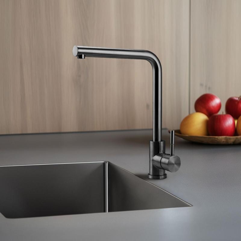 Pure.Sink Elite Steel Spark kraan kuchenna PVD Gun metal PS8040-61