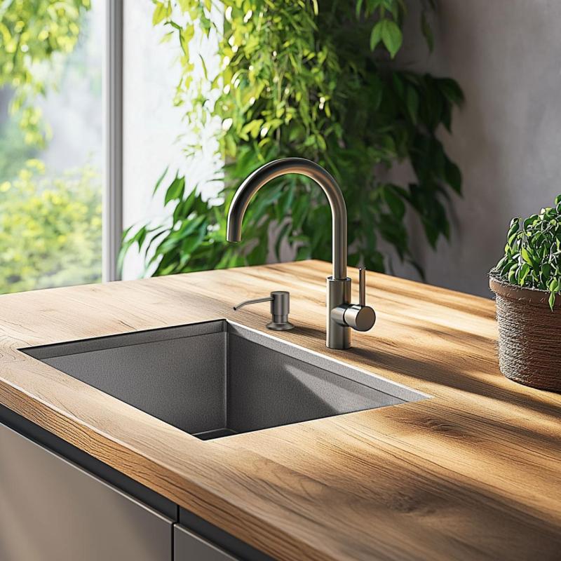 Quadri Manchester Wbudowany Dozownik Mydła Antracytowy - Napełniany od Góry 1208967656