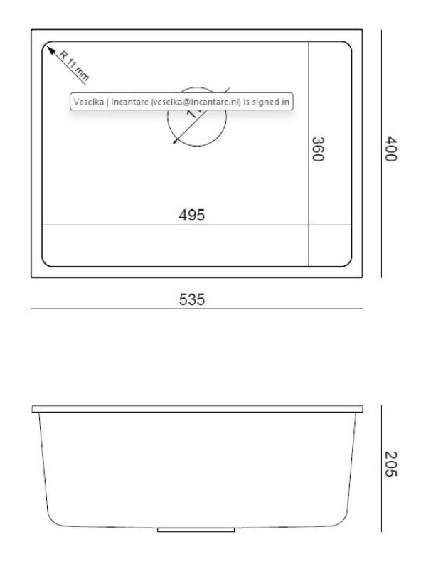Quadri Elston Biały Zlewozmywak Podwieszany z Granitu 495x360mm z Korkiem ze Stali Nierdzewnej 1208967774