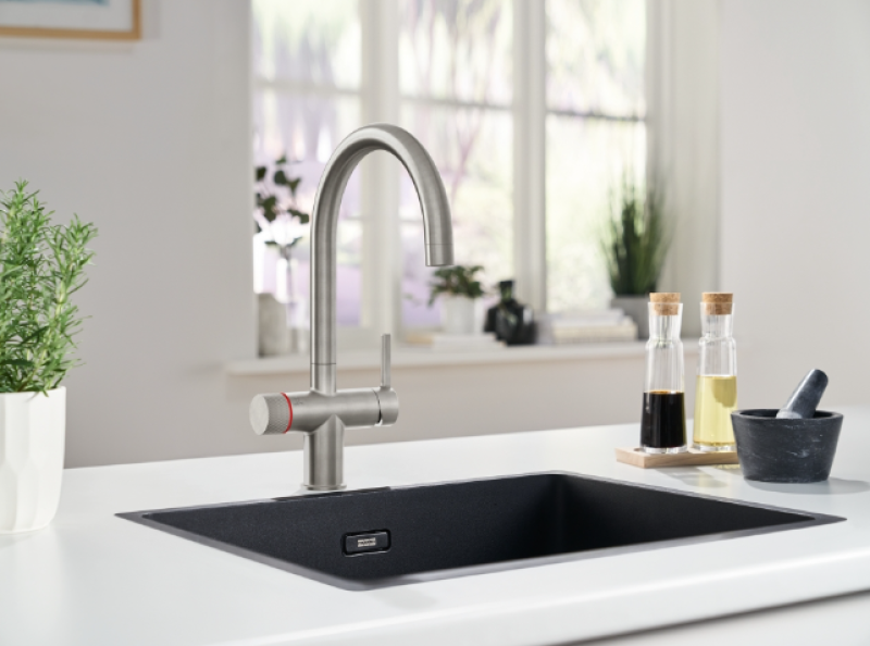 Franke Maris woda hub 4L bojler 3-1 z mechaniczną baterią do wrzącej wody Twist RVS z zestawem mieszającym waterhub 1208967858